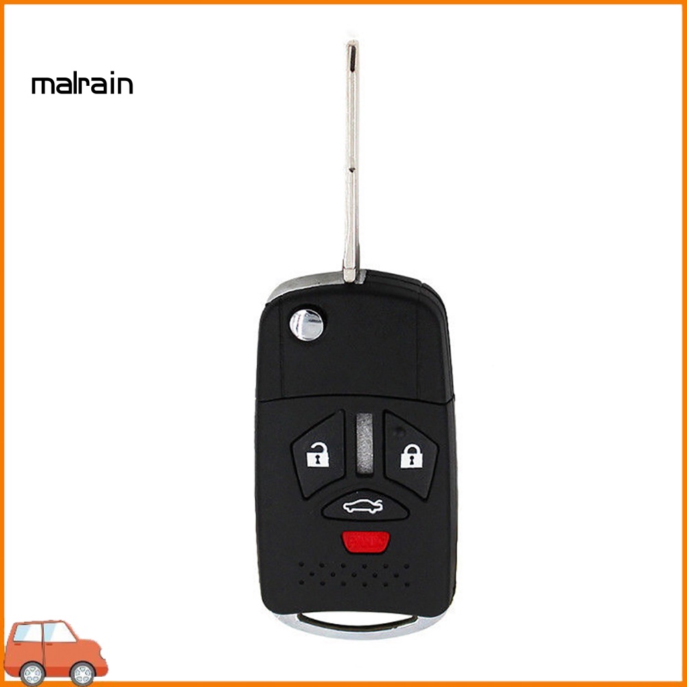 Vỏ Chìa Khóa Điều Khiển Từ Xa 4 Nút Gấp Được Cho Mitsubishi Galant