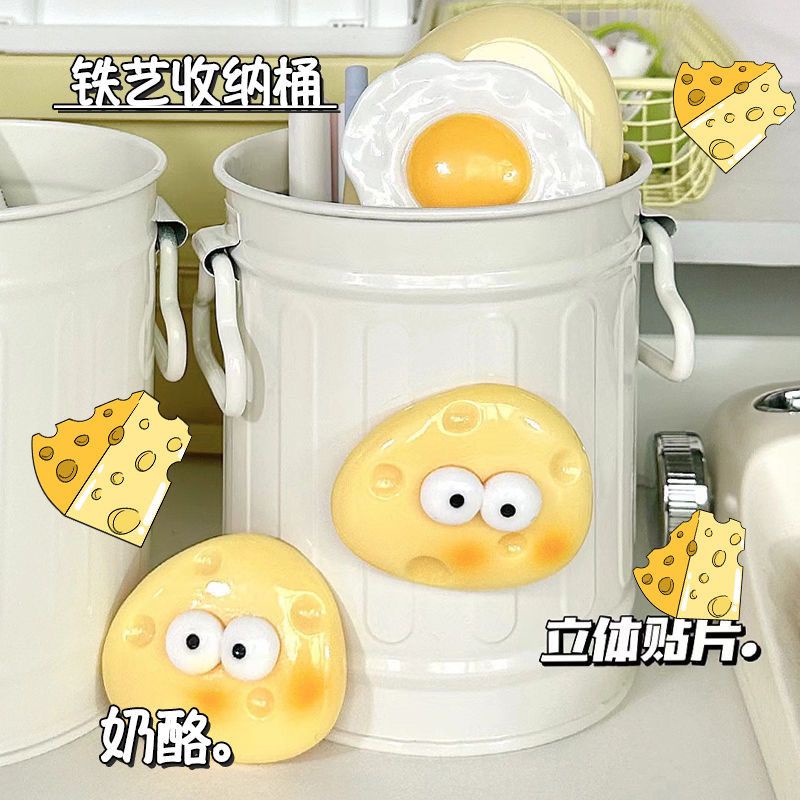 Hộp Đựng Bút Hình Phô Mai Dễ Thương Đơn Giản Phong Cách Retro Mỹ Giá Đỡ