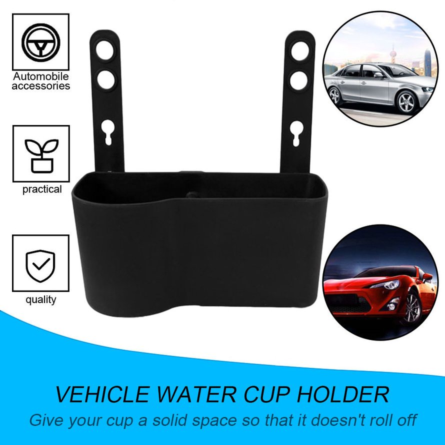 Car Styling Universal Drink Cup Hanging Holder Seat Back Adjustable Hanger