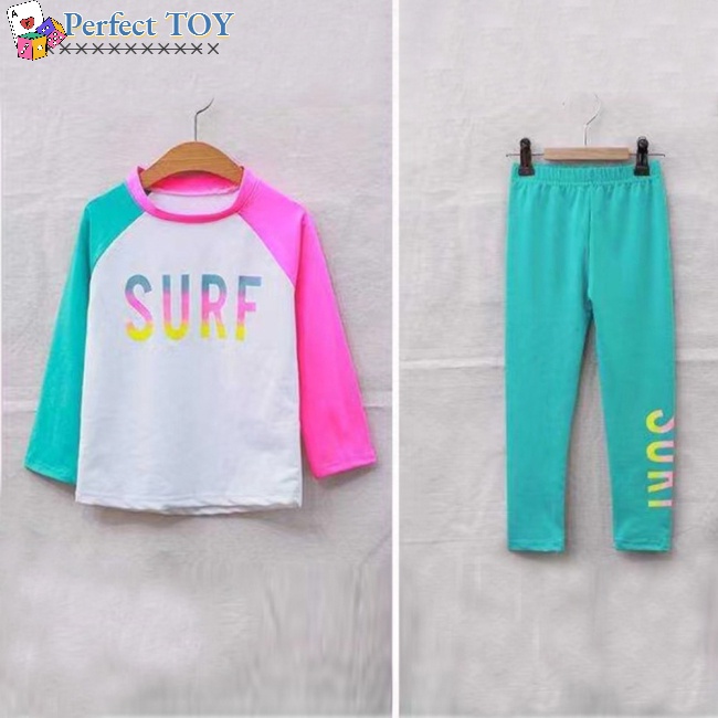 Bộ Đồ Bơi Dài Tay Chống Nắng Mau Khô Thời Trang Cho Trẻ Em