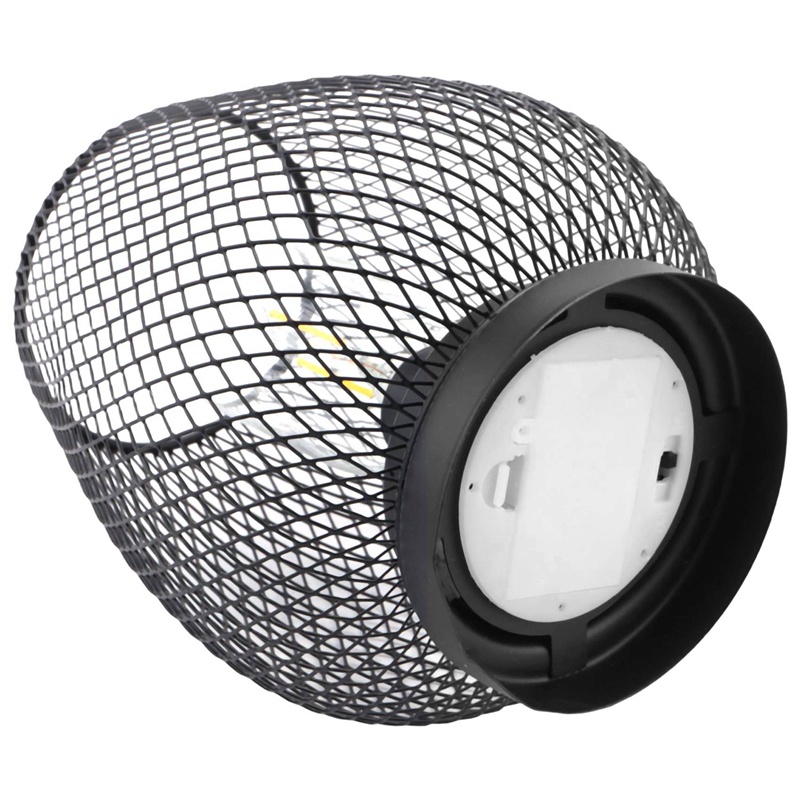 Đèn Lồng Bằng Kim Loại Không Dây Với Bóng Đèn LED Sử Dụng Pin Để Trang Trí Vườn (Hình Quả Trứng)