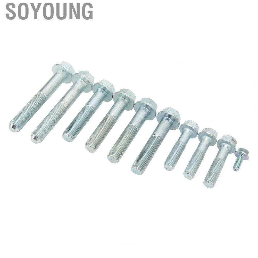 Soyoung K Series Transmission Bolt Kit Durable OEM Design Oil Pan Bolts Bell Housing Bolt for K20 K24 Engine