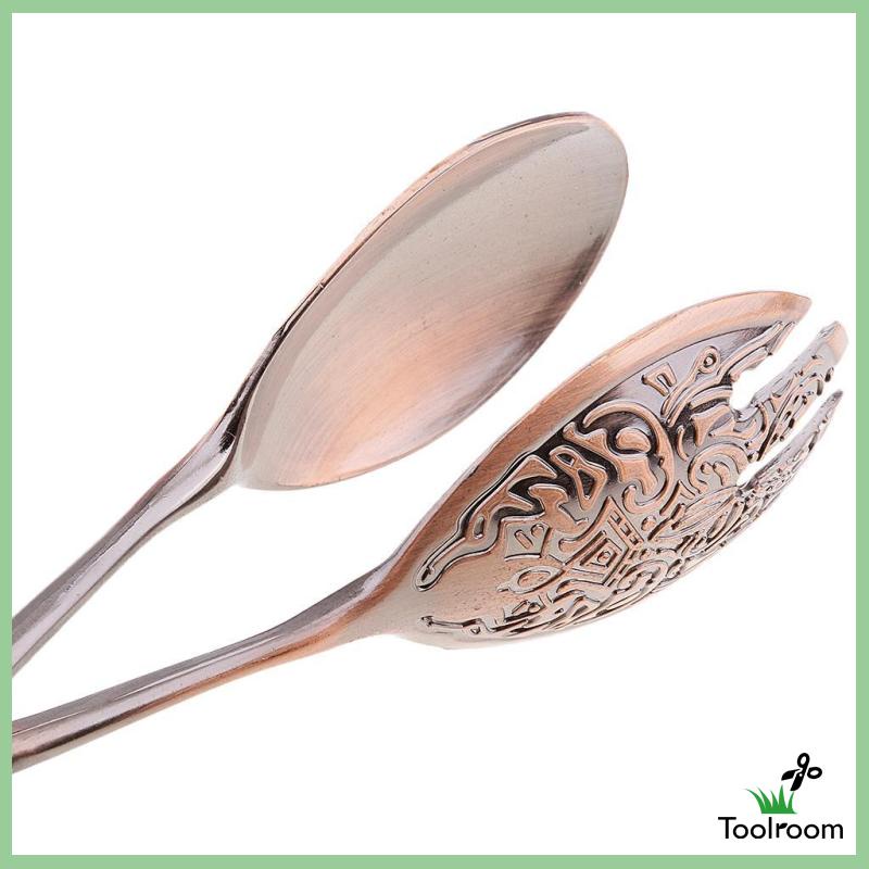 Kẹp Gắp Thức Ăn Bằng Kim Loại Dày Dặn Màu Vàng #1