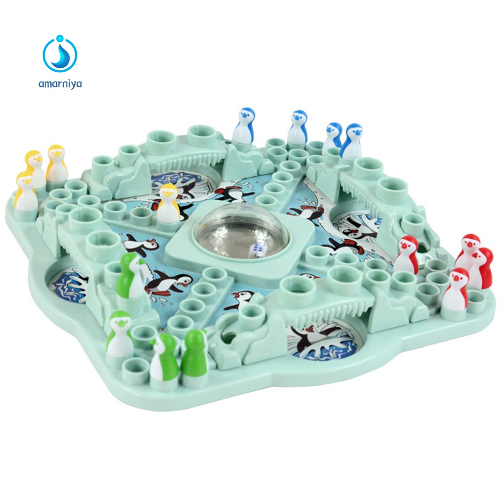 Bộ Trò Chơi Cờ Chim Cánh Cụt Bay Vui Nhộn Cho Bé