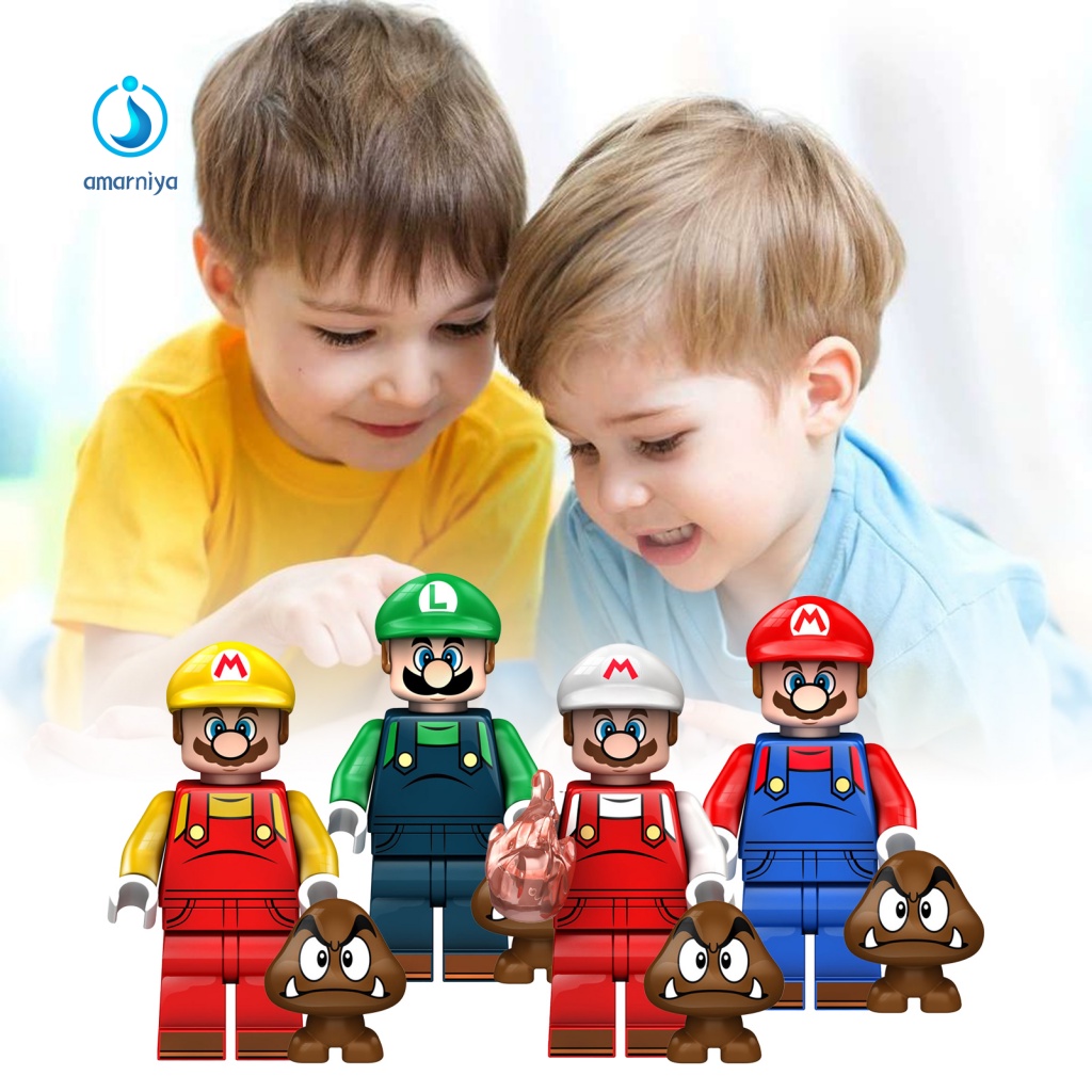 Bộ 6 Mô Hình Búp Bê Nhựa ABS Dùng Làm Quà Tặng Cho Bé