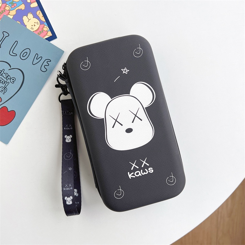 Túi Đựng Tai Nghe / Cáp Sạc USB Có Khóa Kéo Họa Tiết Hoạt Hình Dễ Thương