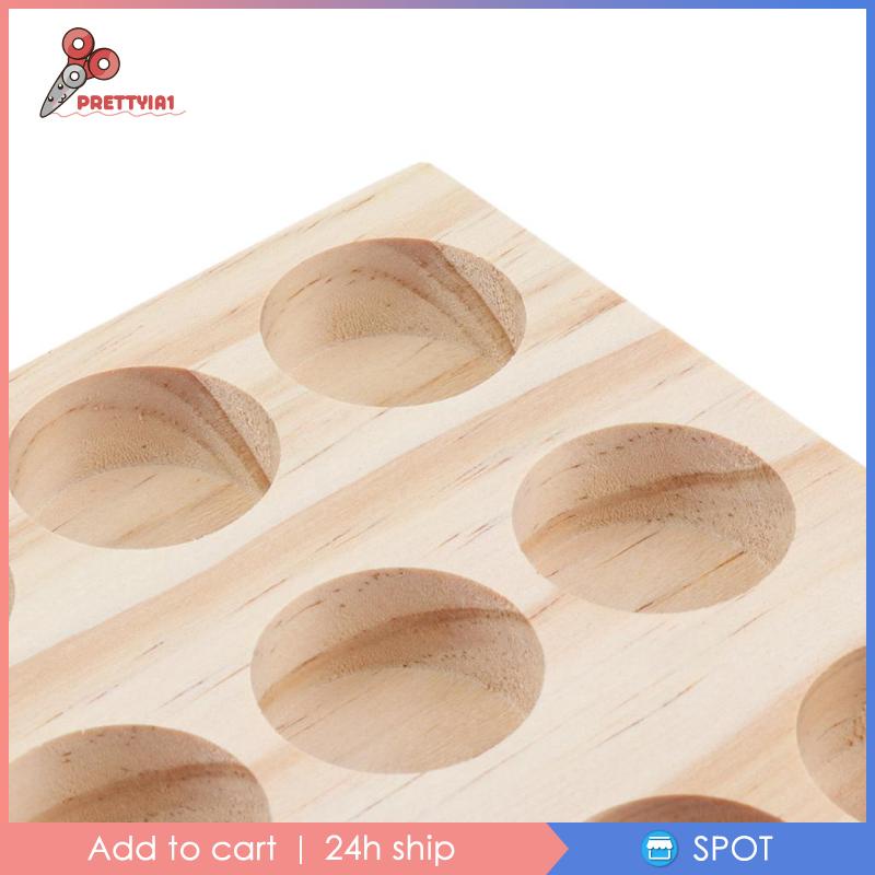 [Prettyia1] Giá Gỗ Trưng Bày Lọ Tinh Dầu 15ml