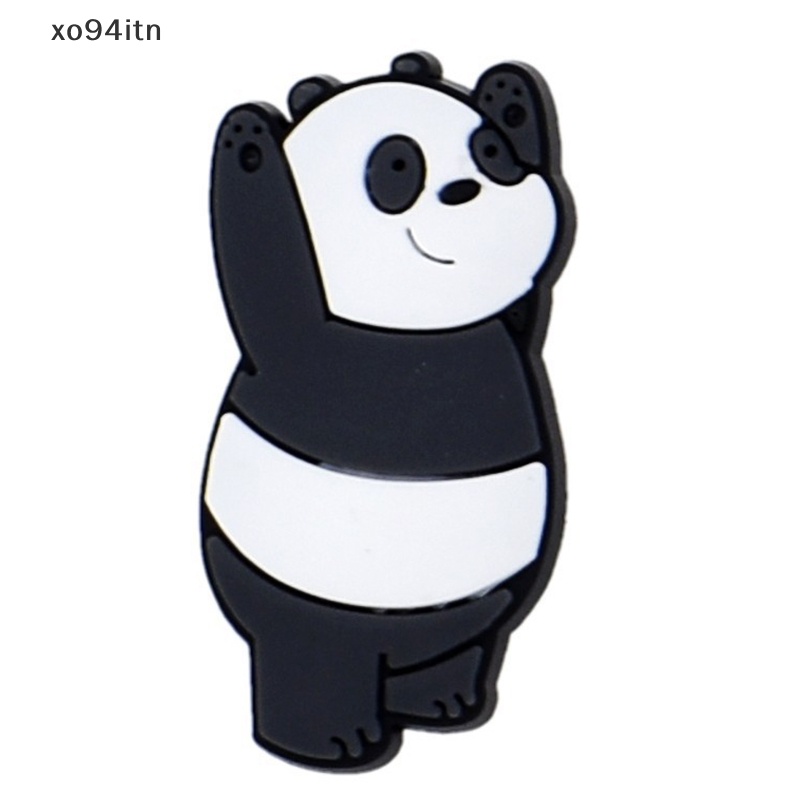 Set 10 Ghim Cài Hình Gấu Hoạt Hình Dễ Thương Dùng Trang Trí Giày DIY