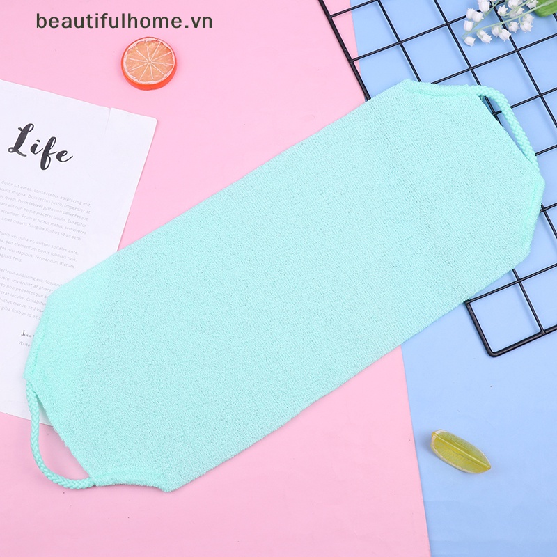 1 Khăn Tắm Tẩy Tế Bào Chết Bằng Nylon Cho Da Lưng / Cơ Thể