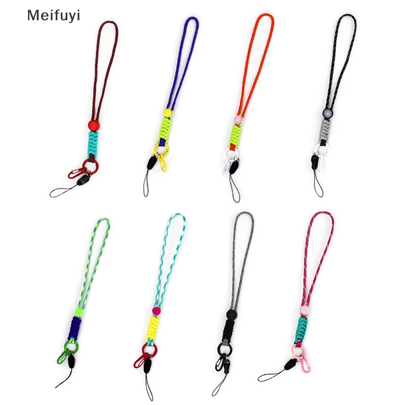 [Meifuyi] Dây Đeo Điện Thoại Dạng Ngắn Có Thể Điều Chỉnh Chống Thất Lạc Kèm Móc Khóa