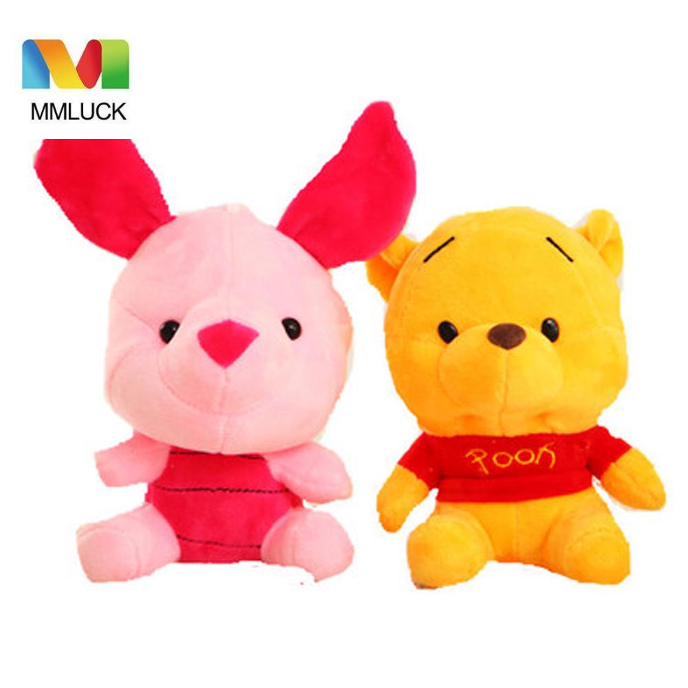 Gấu Pooh Nhồi Bông 12-18cm Đáng Yêu