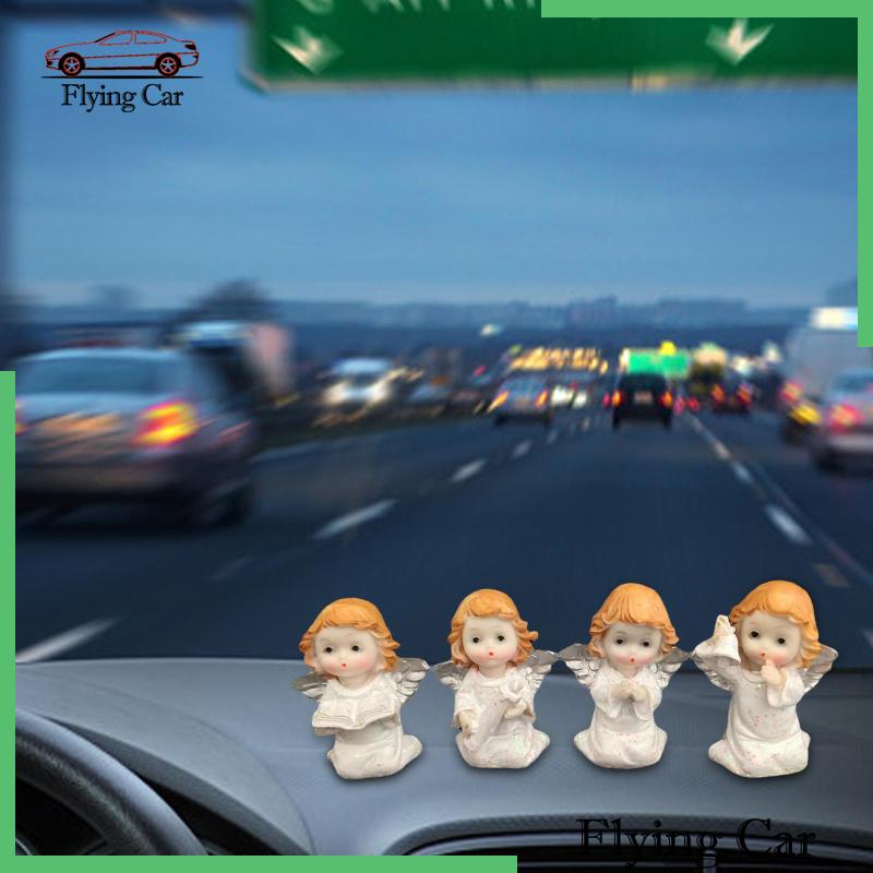 [Lzdjfmy2] 4 Bức Tượng Thiên Thần Điêu Khắc Nghệ Thuật Để Bàn Phòng Ngủ Tại Nhà