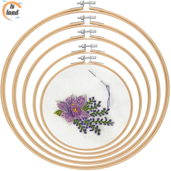 Vòng Tre Tròn Dùng Thêu Tranh Chữ Thập Nghệ Thuật Diy