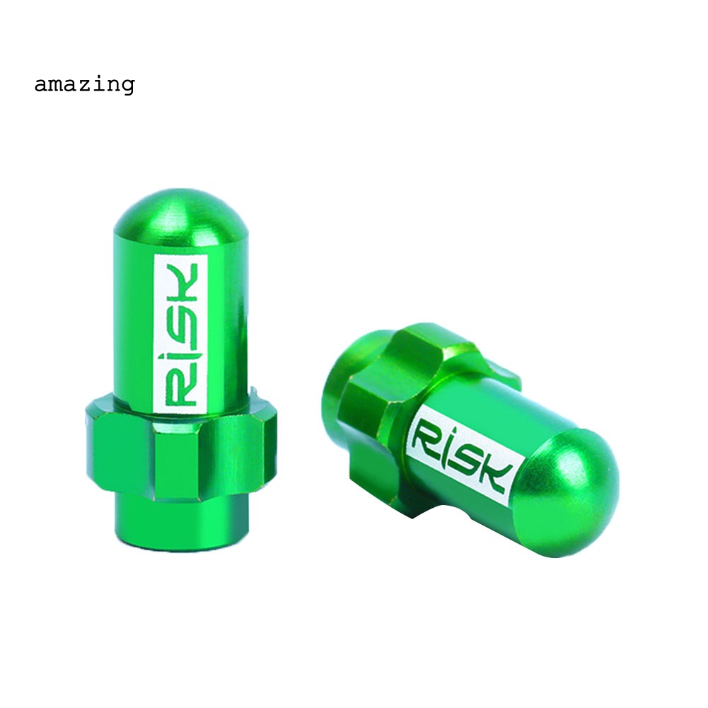Bộ 2 Nắp Van Xe Đạp Bằng Hợp Kim Nhôm