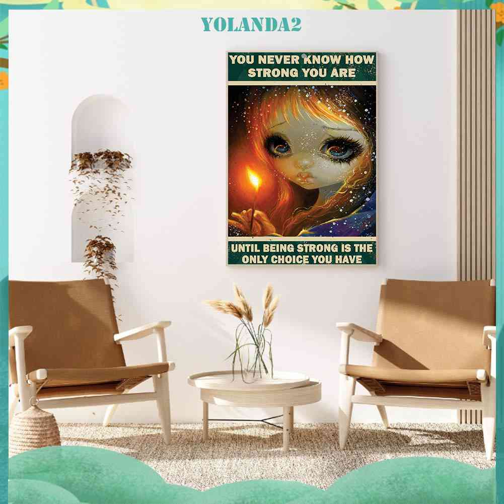 Tranh Đính Đá Kim Cương Toàn Bộ 5D DIY Hình Búp Bê