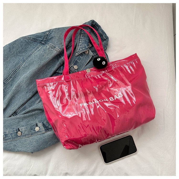 Túi Xách JASMIN NOIR Tote Cỡ Lớn Bằng PVC In Họa Tiết Đơn Giản Cho Nữ