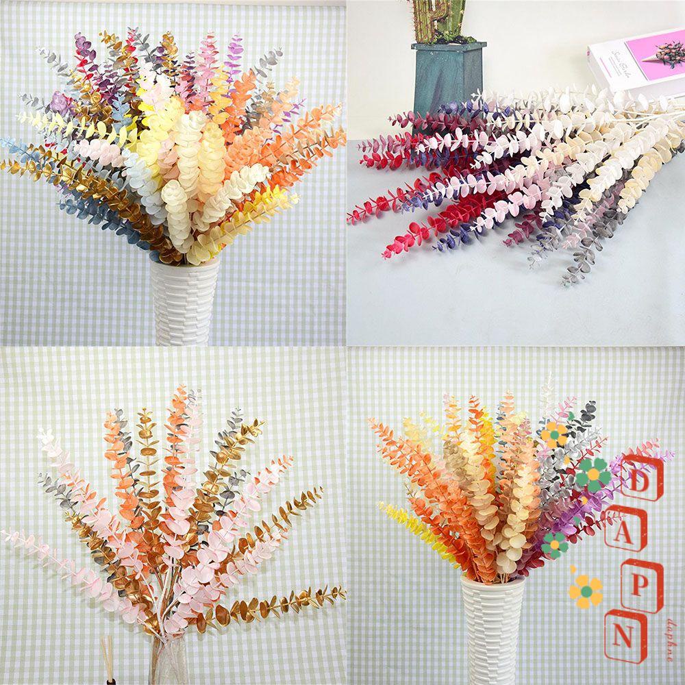 Nhánh Cây Bạch Đàn Nhân Tạo Nhiều Màu Trang Trí Tiệc Cưới