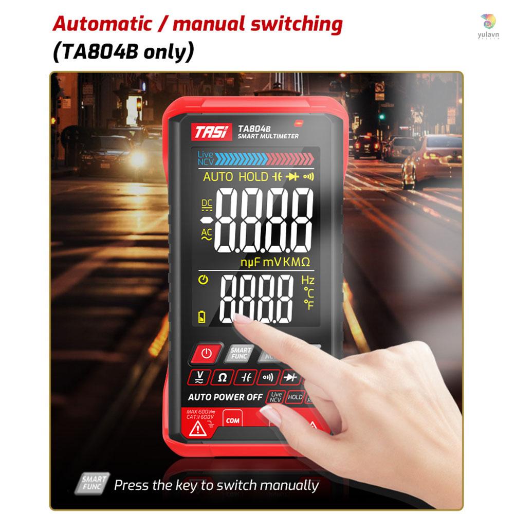 Vạn Năng Kế Kỹ Thuật Số TASI TA804B RMS Siêu Mỏng Thông Minh OHM NCV