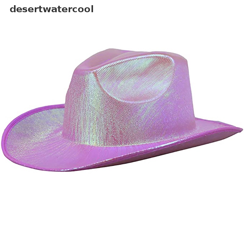 Devn Mũ Cao Bồi Rộng Vành Đính Ngọc Trai Lấp Lánh Ánh Sáng Nhấp Nháy Kiểu Cao Bồi Phương Tây Mart