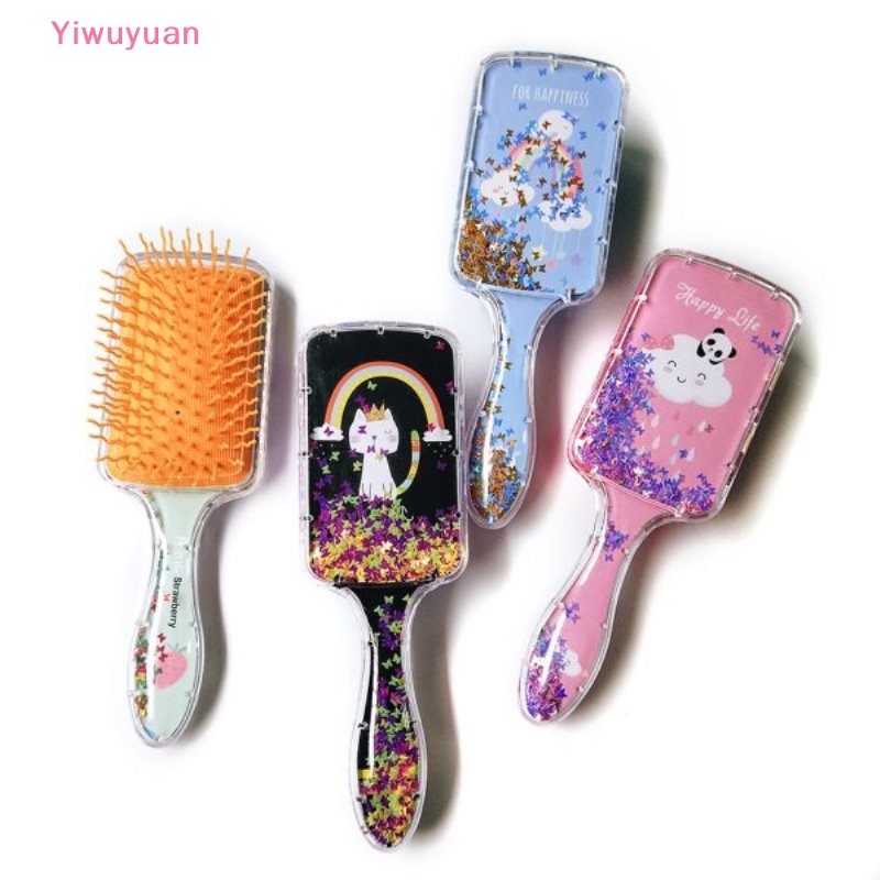 Lược Chải Tóc Mát Xa Da Đầu Chống Tĩnh Điện Bằng Nhựa Cho Bé