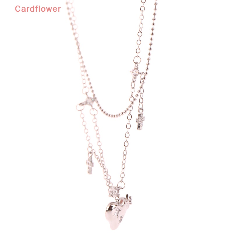 Vòng cổ Mặt Chữ Thập Đính Đá Zircon Thời Trang Cho Nữ Mới