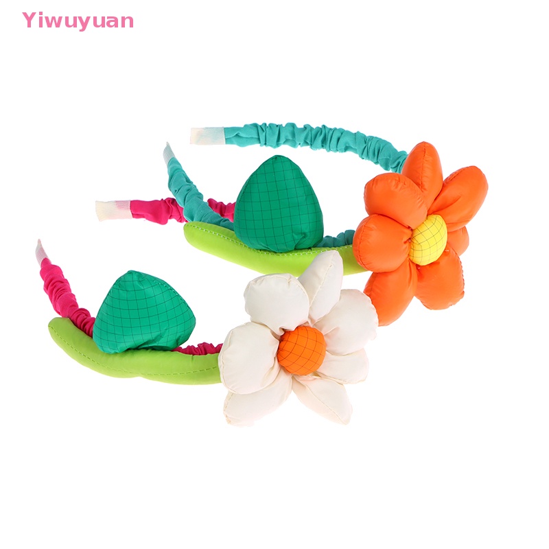 < Yiwuyuan > Băng Đô Hình Hoa Hướng Dương Ngọt Ngào Cho Nữ Và Trẻ Em Trang Trí Tiệc Mới