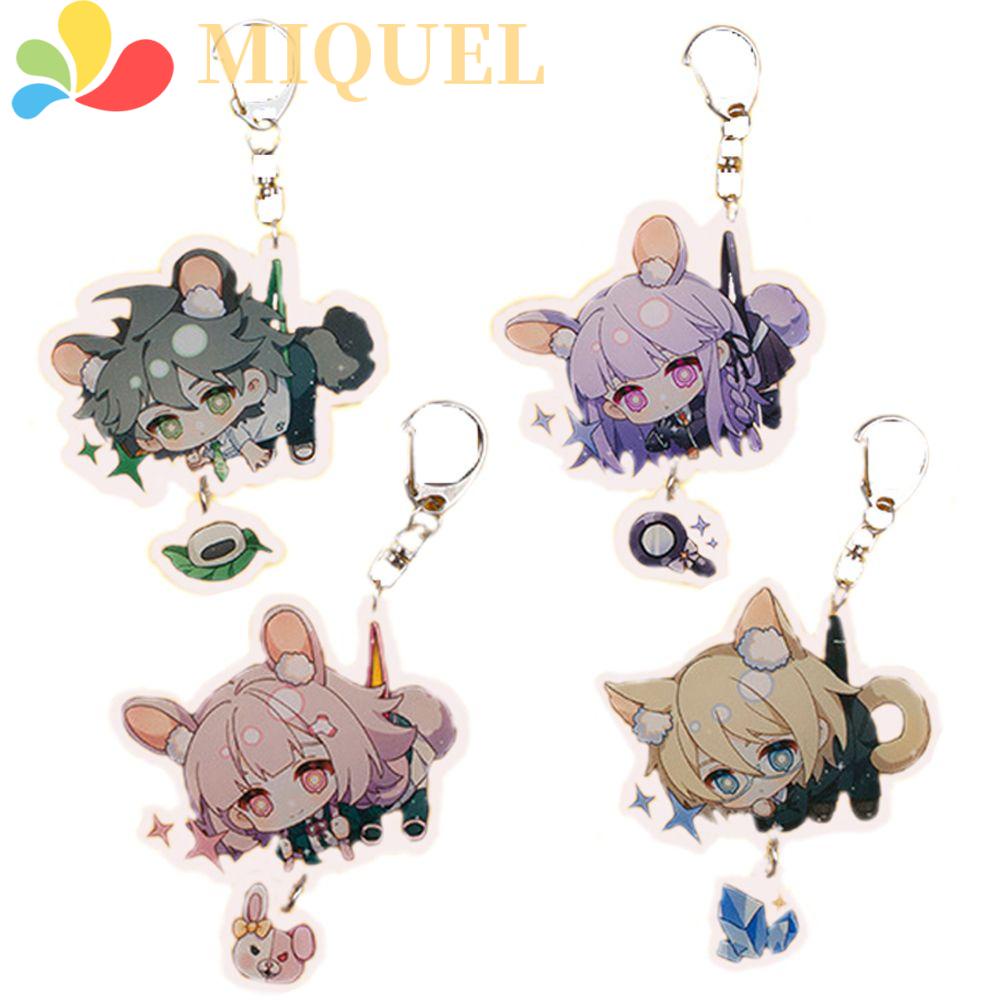 Móc gắn chìa khóa bằng acrylic hình Danganronpa V1 dễ thương