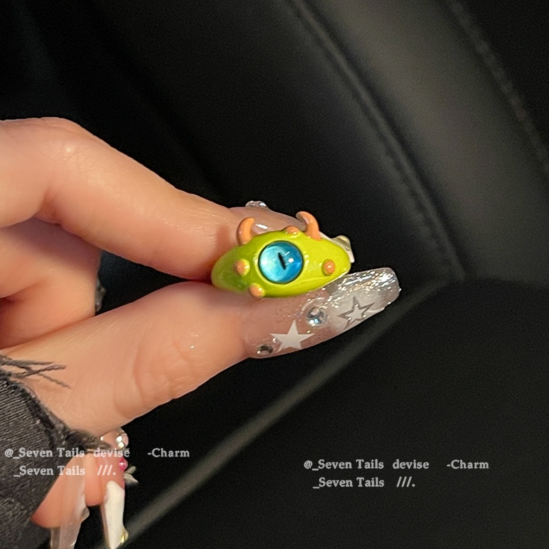 Nhẫn Mắt Mèo Đen Bằng Hợp Kim Phong Cách Hàn Quốc Cho Nữ