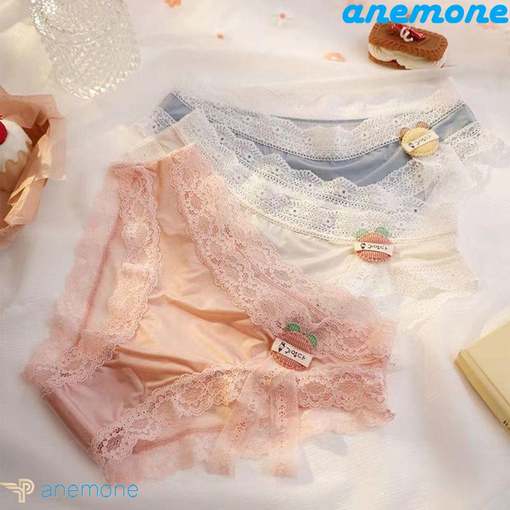 Quần Lót Ren Phối Nơ Dễ Thương Thoải Mái Cho Nữ