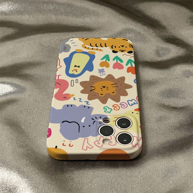 Ốp Điện Thoại Cứng Họa Tiết Sở Thú Hoạt Hình Dễ Thương Cho Iphone 1114 Pro Max 1312 78 1114 Pro