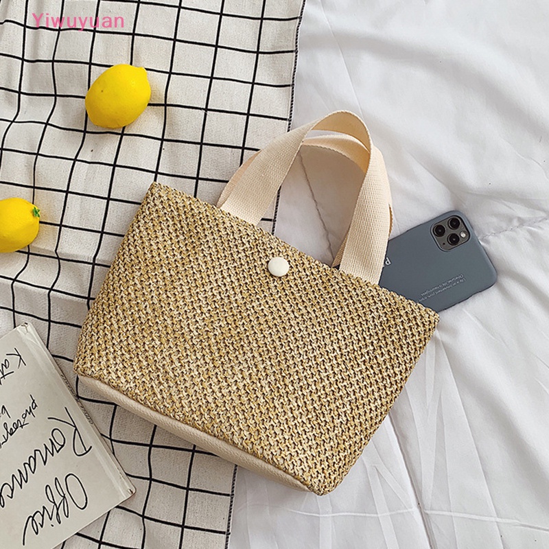 Túi Cói Đeo Vai Sức Chứa Lớn Thời Trang Mùa Hè Mới
