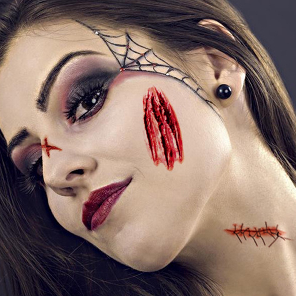 Set 10 Hình Xăm Dán PVC Hiệu Ứng Ánh Kim Độc Đáo DIY