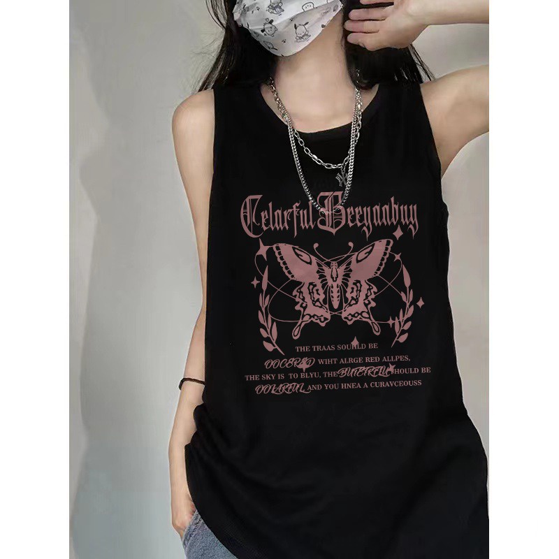 NRVP Áo Thun Cotton Ngắn Tay In Họa Tiết Thời Trang Hàn Quốc Mới 2023