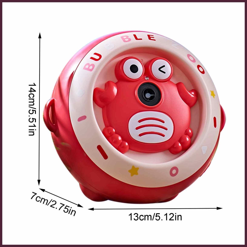 Đồ Chơi Thổi Bong Bóng Tự Động Hình Cua Chống Rò Rỉ