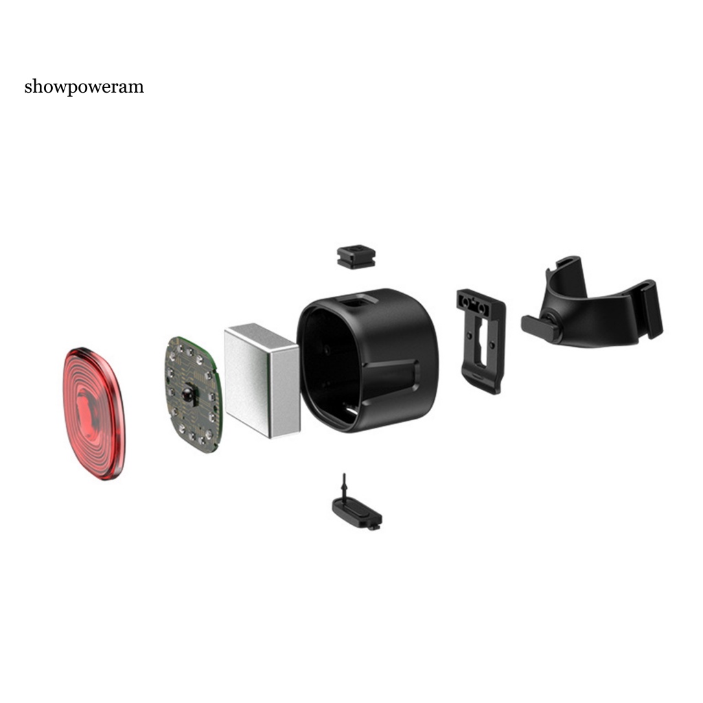 1 Bộ Đèn Cảnh Báo Gắn Đuôi Xe Đạp Kèm Sạc Type-C Tiện Dụng Cho Các Hoạt Động Ngoài Trời