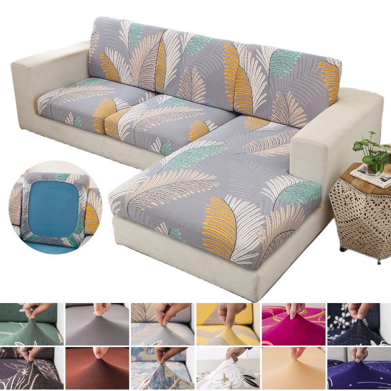 Vỏ Bọc Đệm Ghế Sofa Thay Thế Co Giãn Linh Hoạt In Họa Tiết Với Đáy Đàn Hồi 1 / 2 / 3 / 4 Chỗ Ngồi
