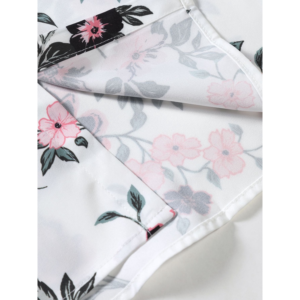 Áo Sơ Mi Hoa Ngắn Tay Dáng Rộng Cài Nút Kiểu Hawaii Đơn Giản Thời Trang Mới 2023 Cho Nam