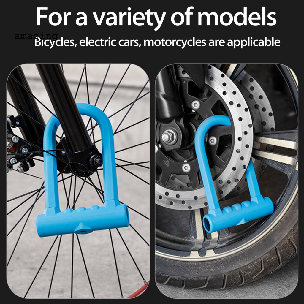 1 Bộ Khóa Xe Đạp Kết Hợp Mật Khẩu Độ Bền Cao Lâu Trôi