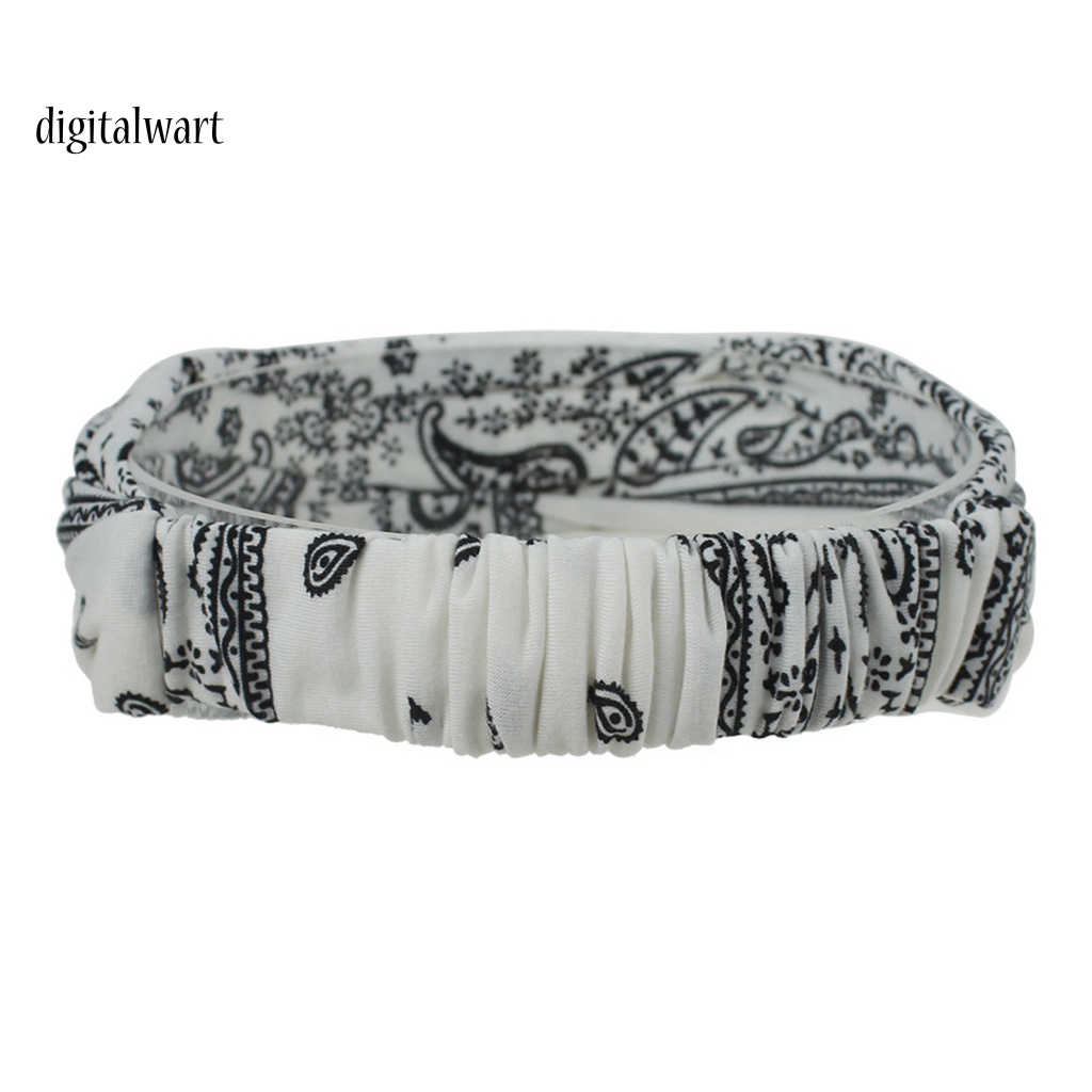 Kỹ Thuật Số| Băng Đô Hai Lớp In Họa Tiết Phong Cách Bohemian Dành Cho Nữ