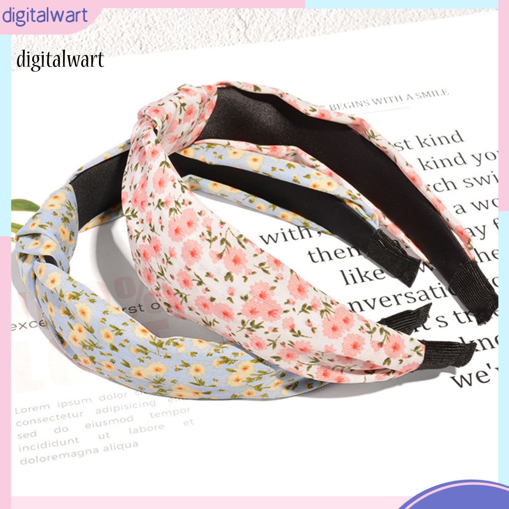 Kỹ Thuật Số| Băng Đô Thắt Nút Bản Rộng Tùy Chỉnh Thời Trang Cho Nữ