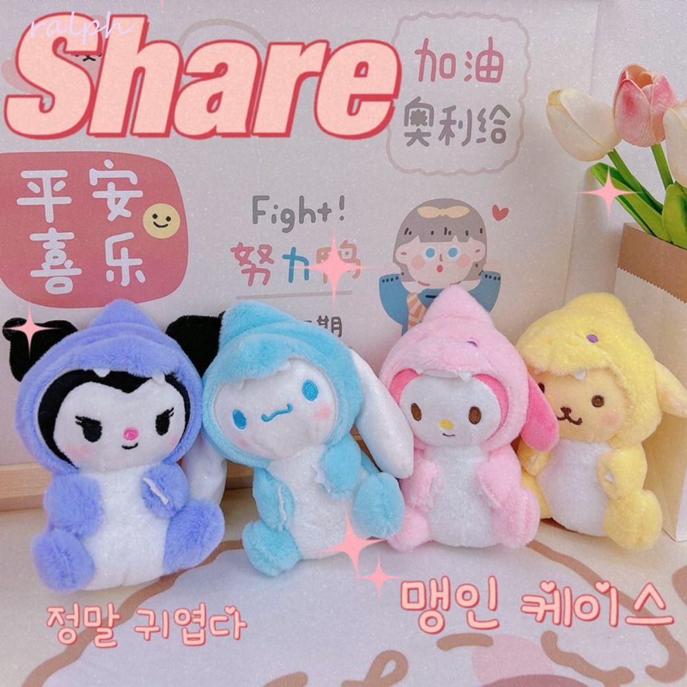 Móc Khóa Hình Cinnamoroll Nhồi Bông Hoạt Hình Dễ Thương