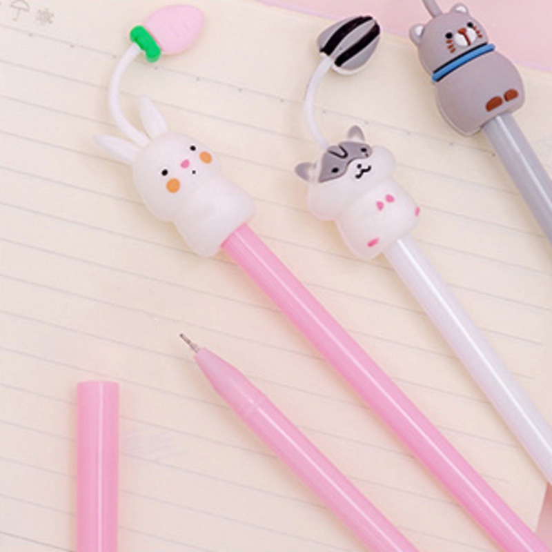 1 Bút Gel Hình Chuột Hamster / Heo Sáng Tạo