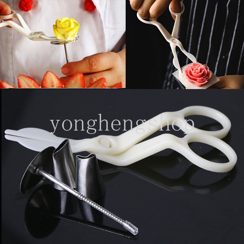 Set 4 Dụng Cụ Hỗ Trợ Trang Trí Bánh Kem Tiện Lợi