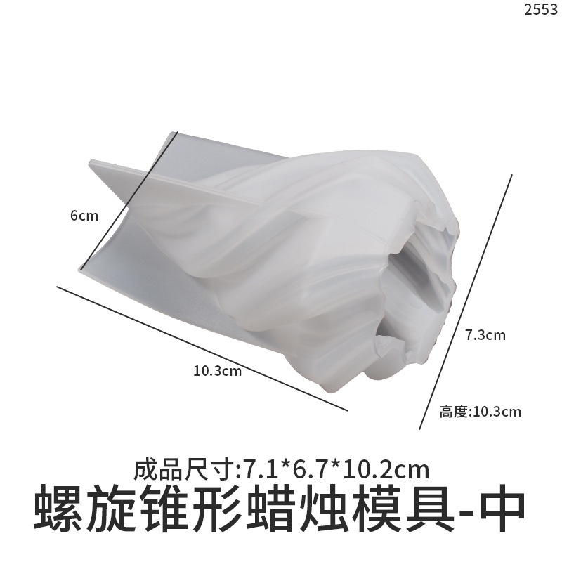 Khuôn Silicone Làm Mặt Dây Chuyền Hình Nón Độc Đáo