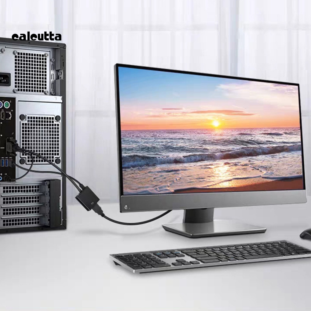 Bộ Chuyển Đổi Phích Cắm VGA Bằng Hợp Kim Nhôm Chống Mài Mòn Độ Phân Giải Cao Cho Máy Tính