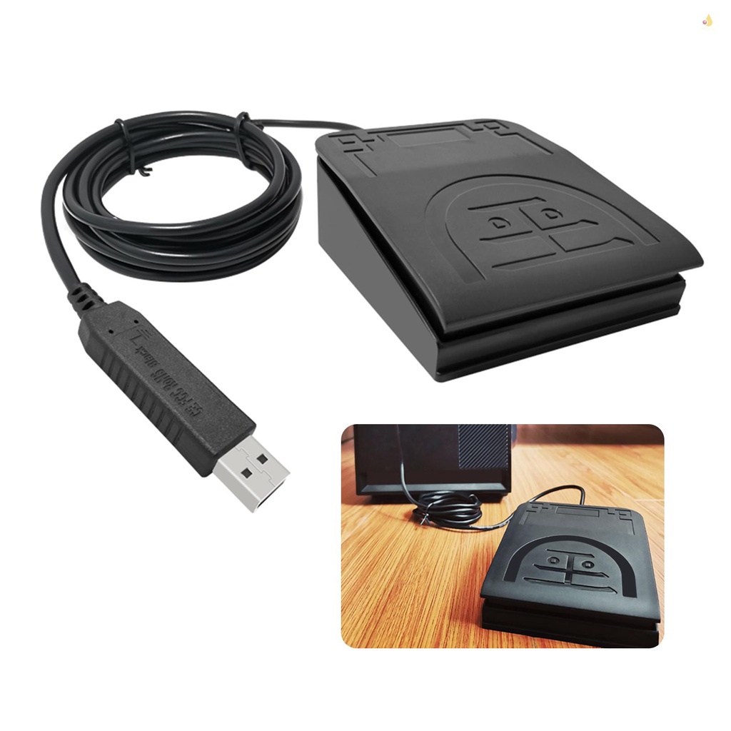 Bàn Đạp Chân USB Điều Khiển MIDI Cắt Ngắn Bằng Giọng Nói Chuyên Dụng Cho Thiết Bị Máy Tính