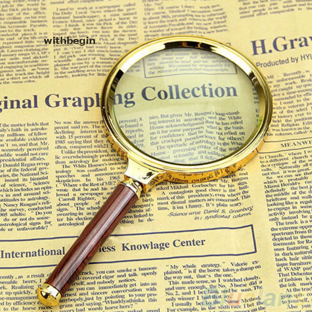 Kính Lúp Cầm Tay 80mm Phóng Đại 10X 10X Dùng Để Đọc Trang Sức