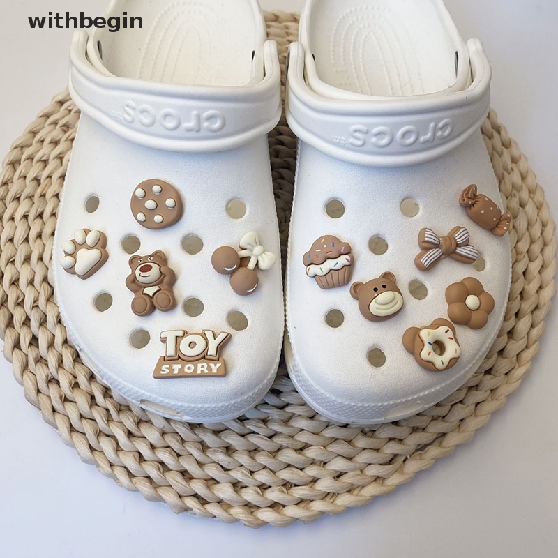 Phụ Kiện Nút Nhựa Hình Bông Hoa Gắn Trang Trí Giày Diy