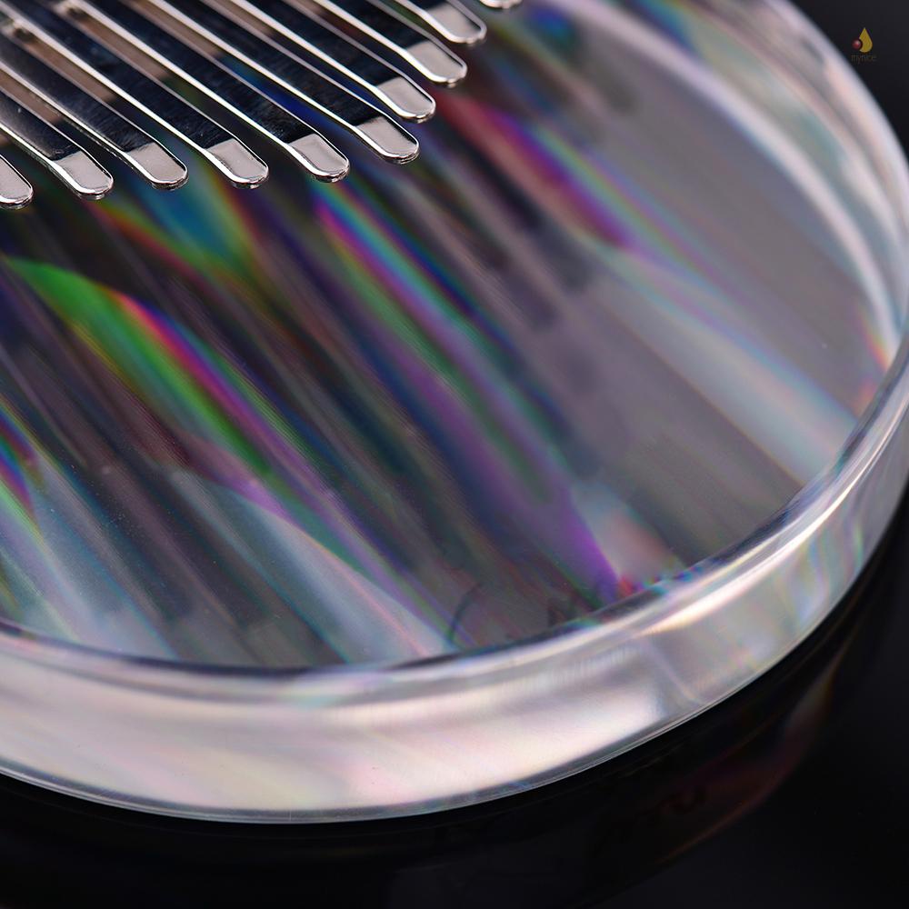 Đàn Kalimba 17 Phím Bằng Acrylic Trong Suốt Kèm Túi Đựng Và Miếng Dán Ghi Chú Tiện Dụng
