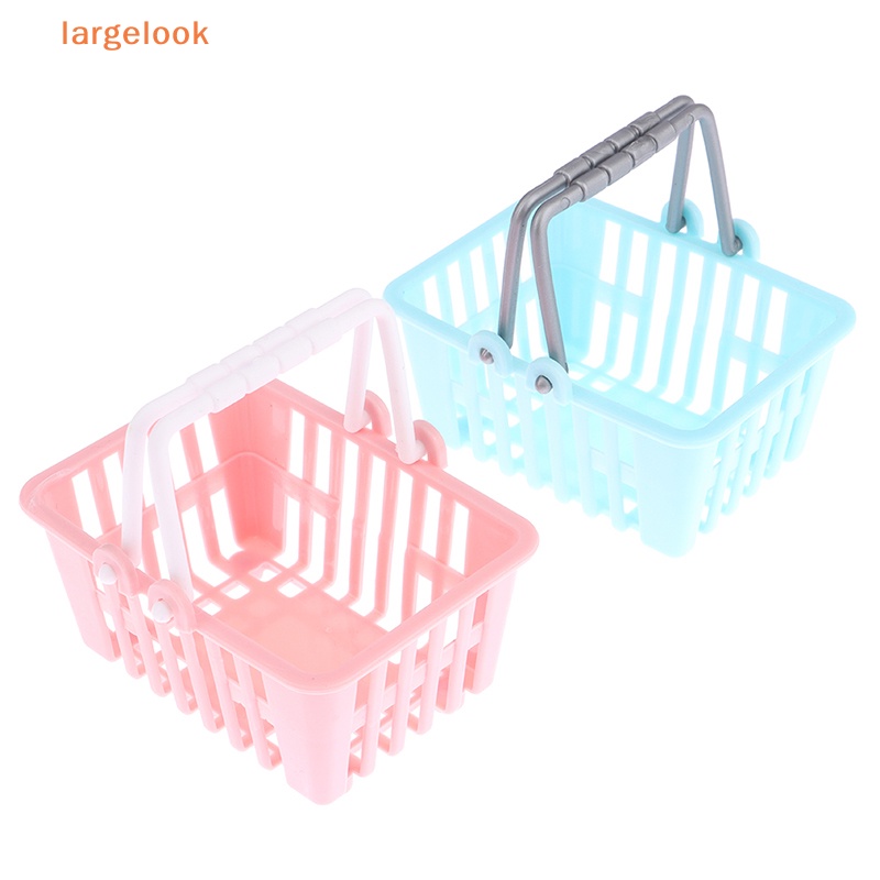 Set 2 Giỏ Mua Sắm Mini Đồ Chơi Dành Cho Nhà Búp Bê